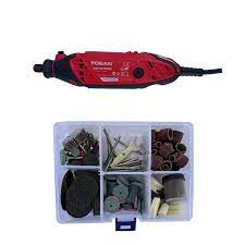 فرز مینیاتوری دیمر دار توسن 194 پارچه 130 وات مدل 3513MDG194 ا Tosan 3513MDG194 Rotary Tool Kit